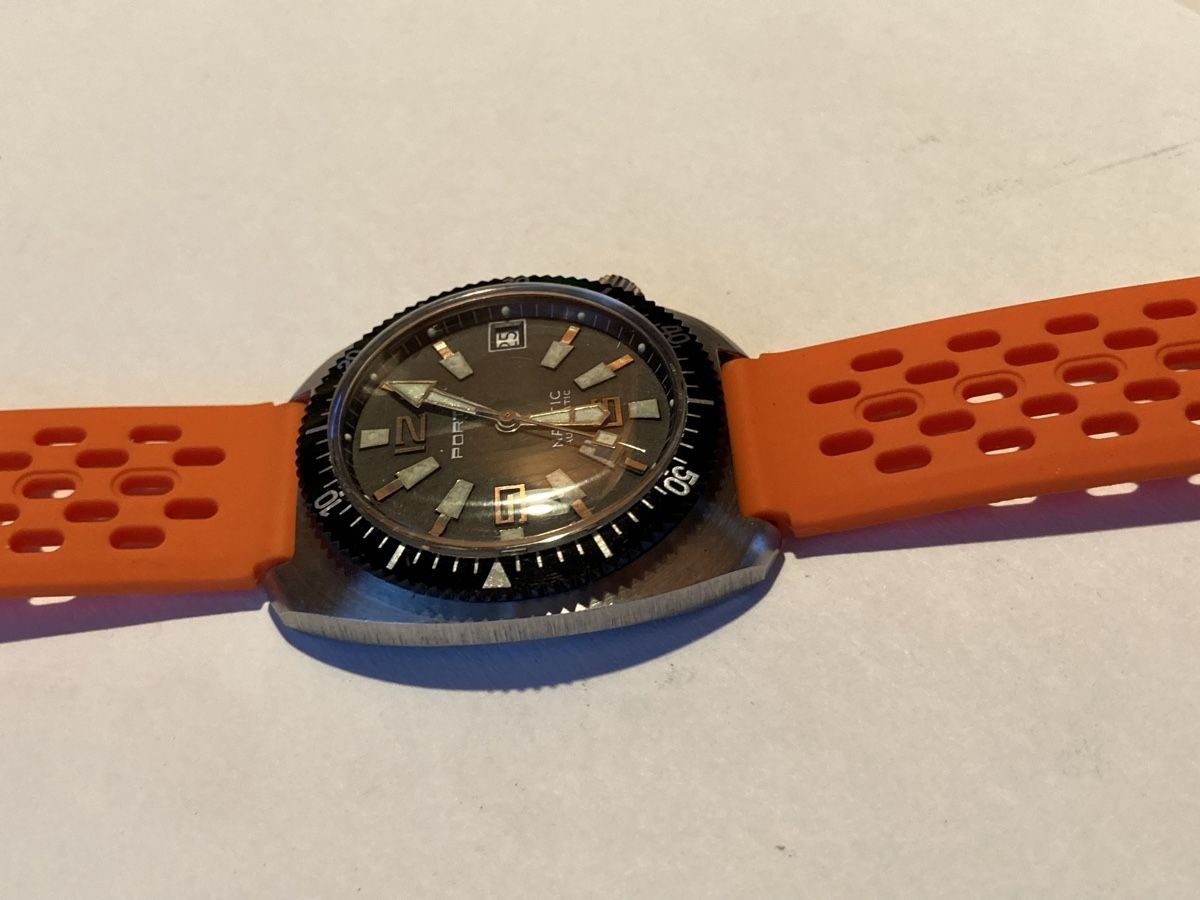 Orologi: Porta Diver Vintage Uhr Automatic 38 mm – Usato da Glattbrugg venduto da vintagemania 9