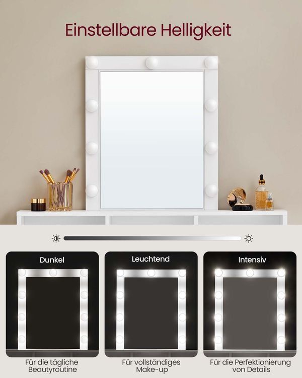 Tavoli da trucco: Schminktisch LED-Beleuchtung einstellbare Helligkeit STELLAR – Nuovo e nell'imballaggio originale da Lachen SZ venduto da MAMORU-MOEBEL 2