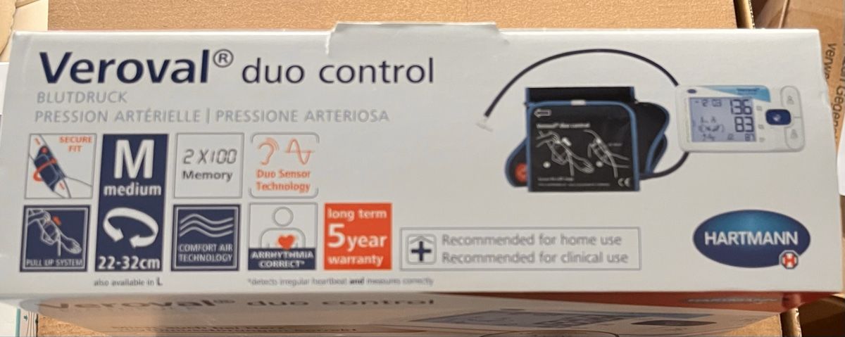 Hartmann Attrezzature mediche: VEROVAL duo control M – Nuovo e nell'imballaggio originale da Clarens venduto da hal_y9wf 1