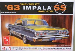 AMT 63 1963 Chevy Chevrolet Impala SS 4in1 #1149/12 1:25