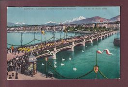 GENEVE - Concours de musique 1909