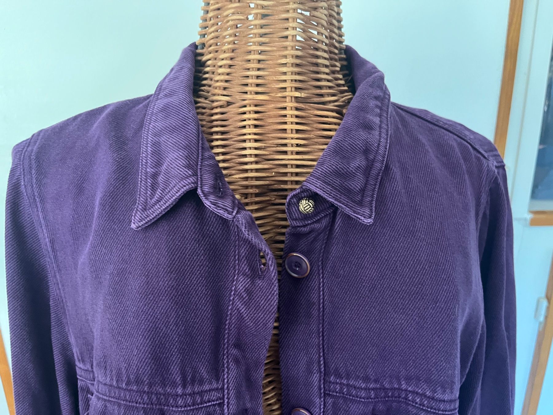 Sessun Camicette: Sessun Hemdjacke Leone Gr. L violett – Usato da Utzenstorf venduto da Ismaele 1