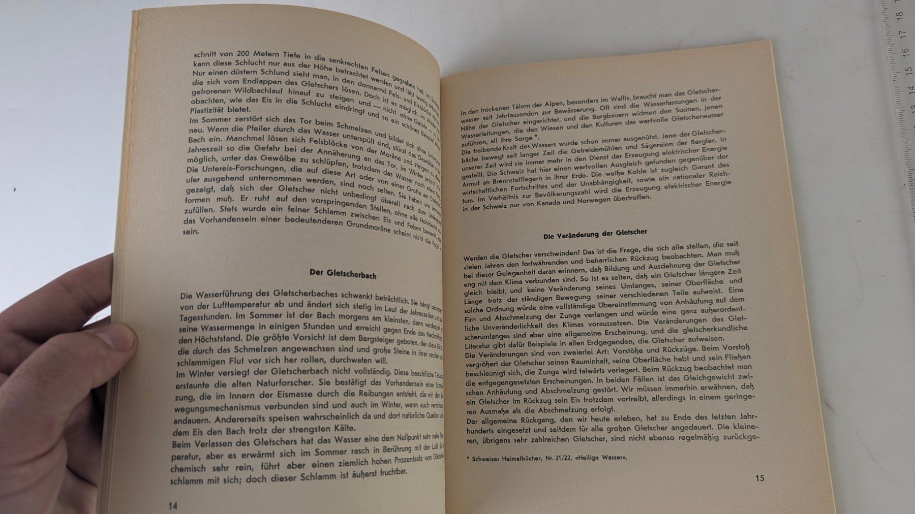Libri: Schweizer Heimatbücher: Schweizer Gletscher, 1949 – Usato da Zürich venduto da axolottchen 8