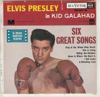Elvis Presley - Kid Galahad 7" Vinyl EP 1962 France