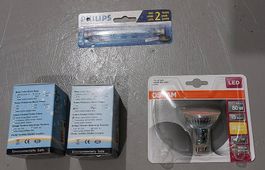 Ampoules neuves - LED et halogène