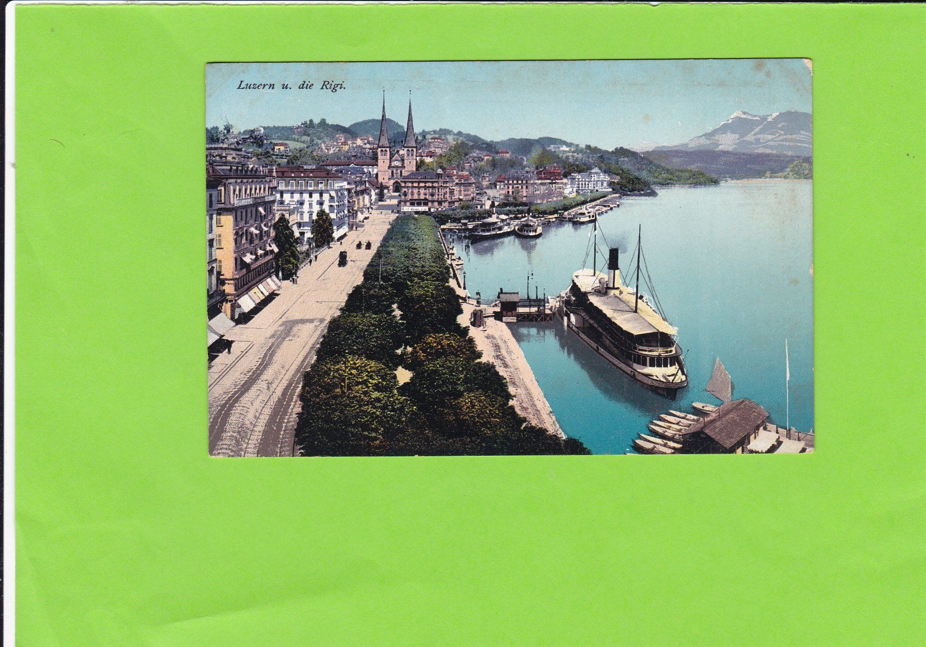 Cartoline postali: Luzern und die Rigi – Usato da St. Peterzell venduto da neckertal