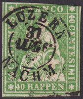 Strubel: 26G (26B4) von LUZERN, farbfrisch, Kat: 140.-