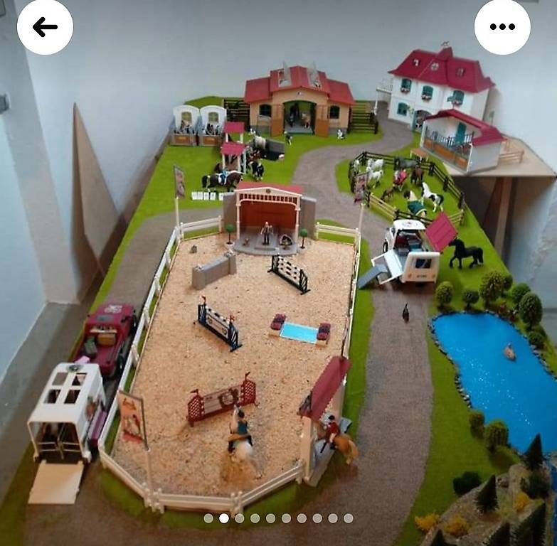 Modellini di ferrovie: Grosse Landschaftsplatte Modellbau/Schleich – Usato da Safenwil venduto da Mazda7