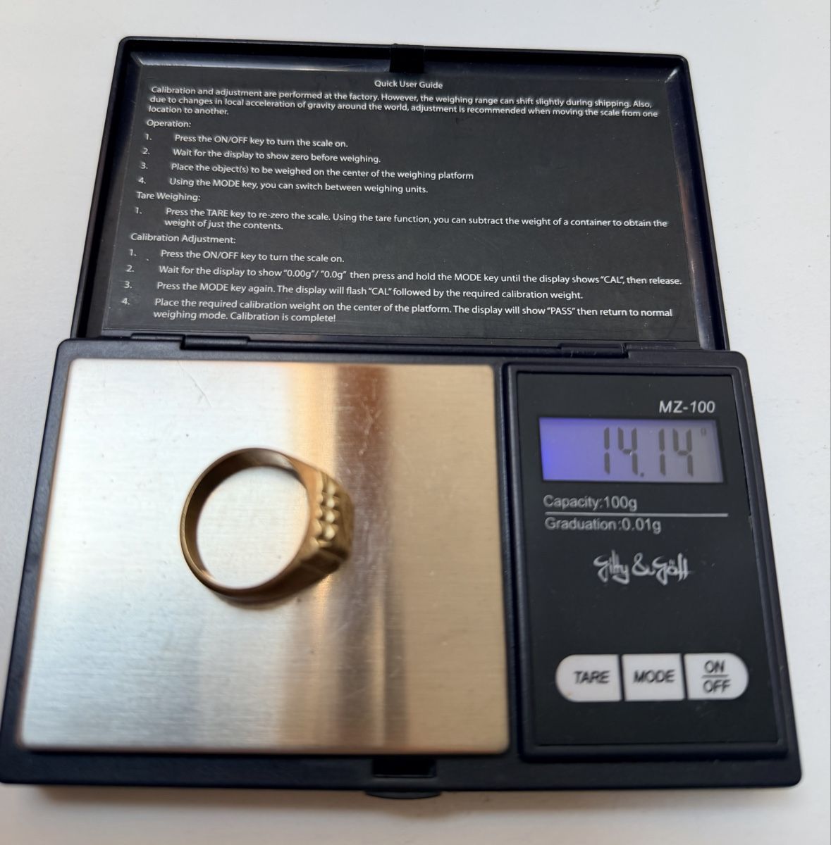 Anelli: Bague chevalire dorée 14.14g vintage – Usato da La Tour-de-Trème venduto da Ahamaya 7