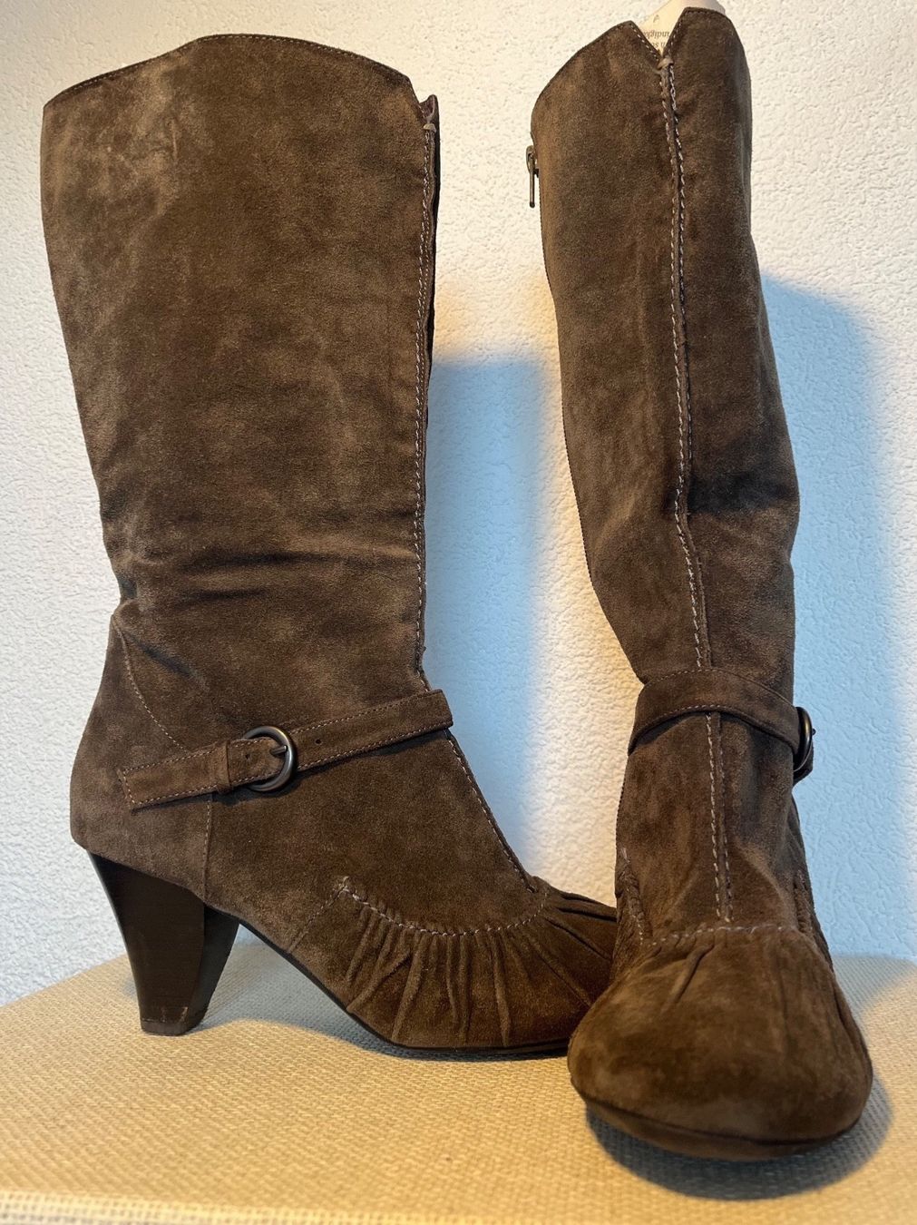 Scarpe da donna: BIVIEL echte Wildleder Stiefel Gr. 39 Np 460.- – Usato da Frauenfeld venduto da Andadaa 2