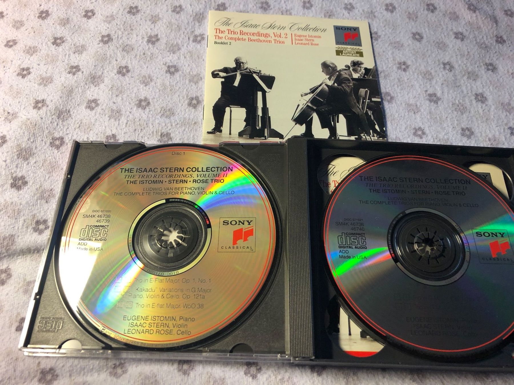 CD: Isaac Stern Collection Vol.2 Beethoven Trio CD Box – Usato da Schübelbach venduto da Bemafaja 2