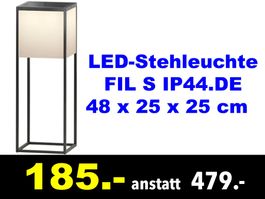 🔴  LED-Stehleuchte IP44.DE FIL S Solarpanel /061B