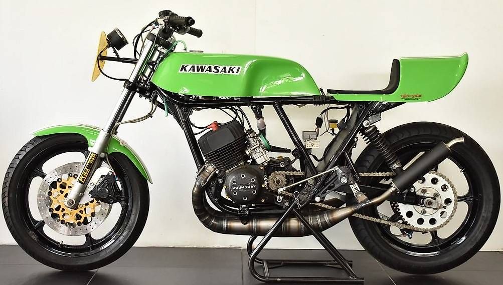 Strada: Kawasaki Mach III 500 special – Usato da Villa Luganese venduto da Pupilino 3