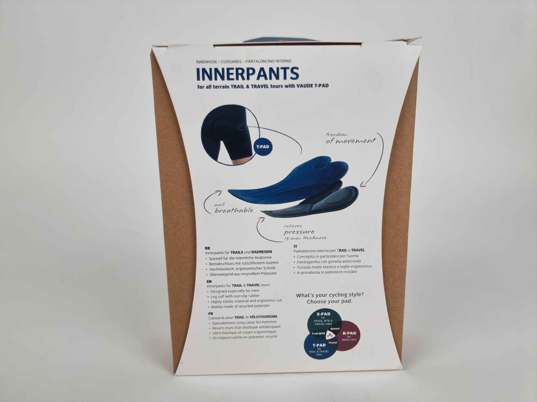 Vaude Pantaloni: Vaude T-Pad Rad Innenhose Männer – Usato da Urtenen-Schönbühl venduto da Restwert_Schoenbuehl 1