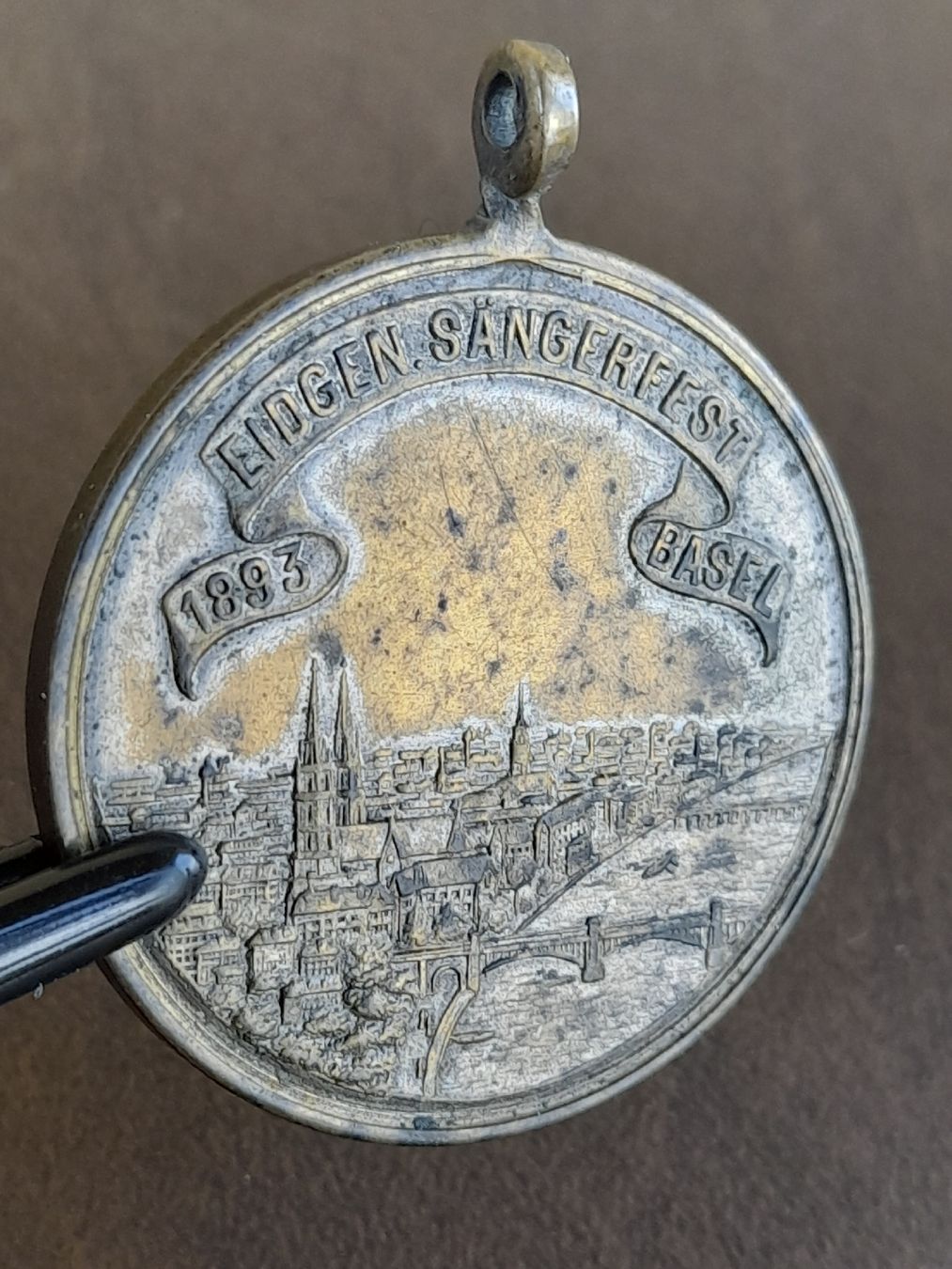 Médailles: Medaille 1893 Basel Eidgen Sängerfest – D'occasion à Basel par Basel_20 6