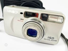 Minolta 150 Riva Zoom 37.5-150mm 35mm Kleinbildkamera Kamera