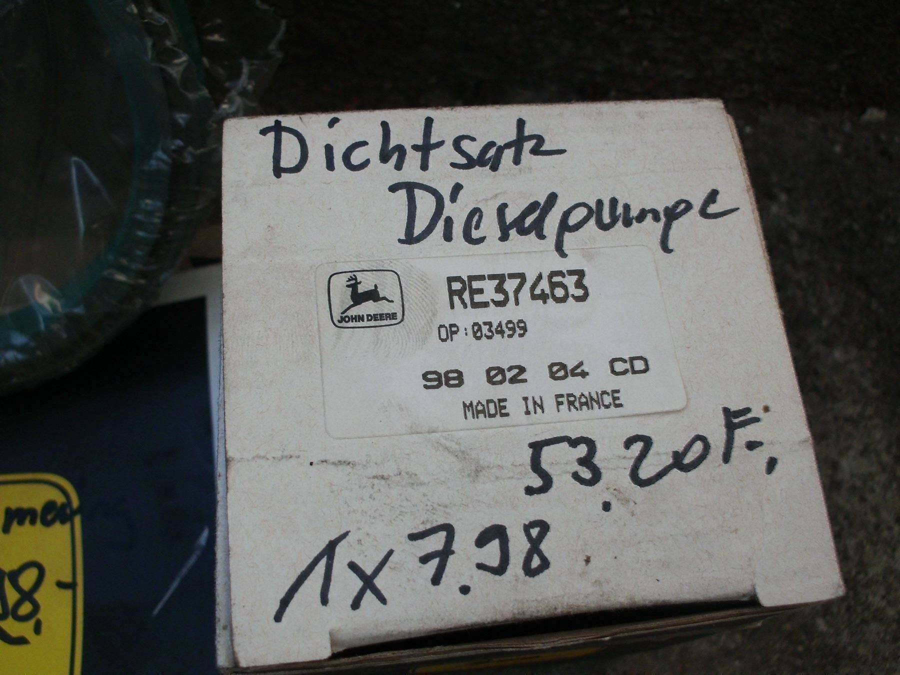 John Deere Placchette & Badge: Motor simmering Dichtsatz John Deere – Nuovo (secondo la descrizione) da Oberburg venduto da balthassar 5