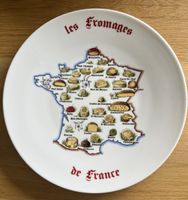Limoges Cheese Plate "Les Fromages de France"