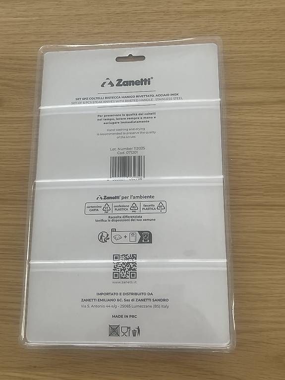Messer: Neues Zanetti Messerset Fleischmesser – Neu und originalverpackt aus Reinach BL von present4you 1