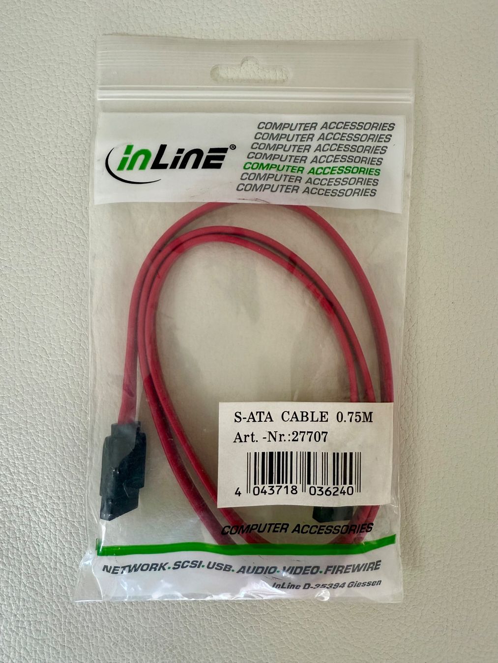 Cavi: S-ATA Kabel 0.75m - inLine - Neu & Originalverpackt! – Nuovo e nell'imballaggio originale da Brüttisellen venduto da eic_bwt5
