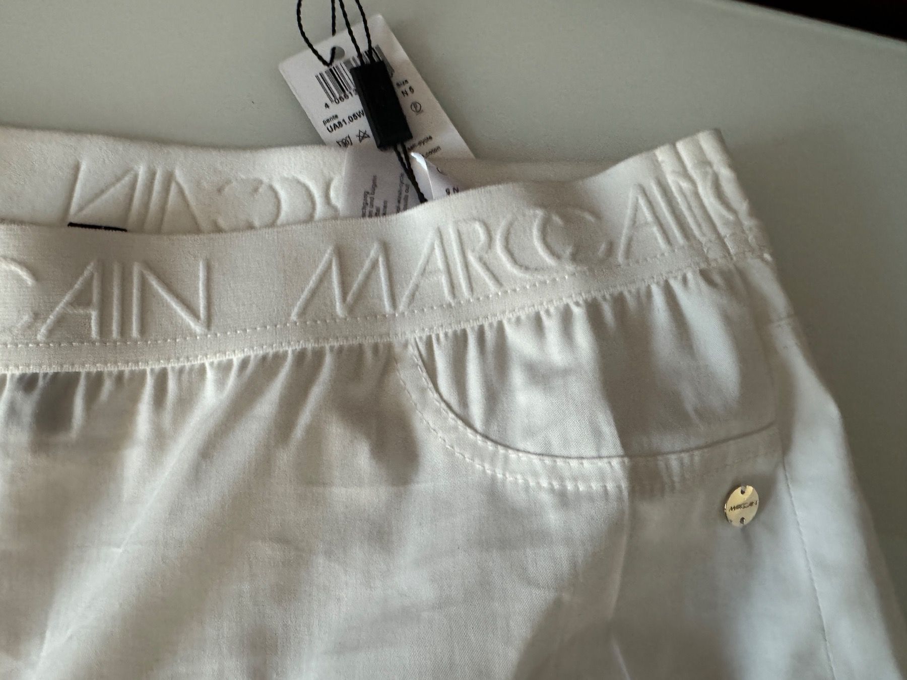 Marc Cain Pantaloni: Marccain Hose Baumwolle/viskose N5 L,42 – Nuovo e nell'imballaggio originale da Volketswil venduto da praxis12 2
