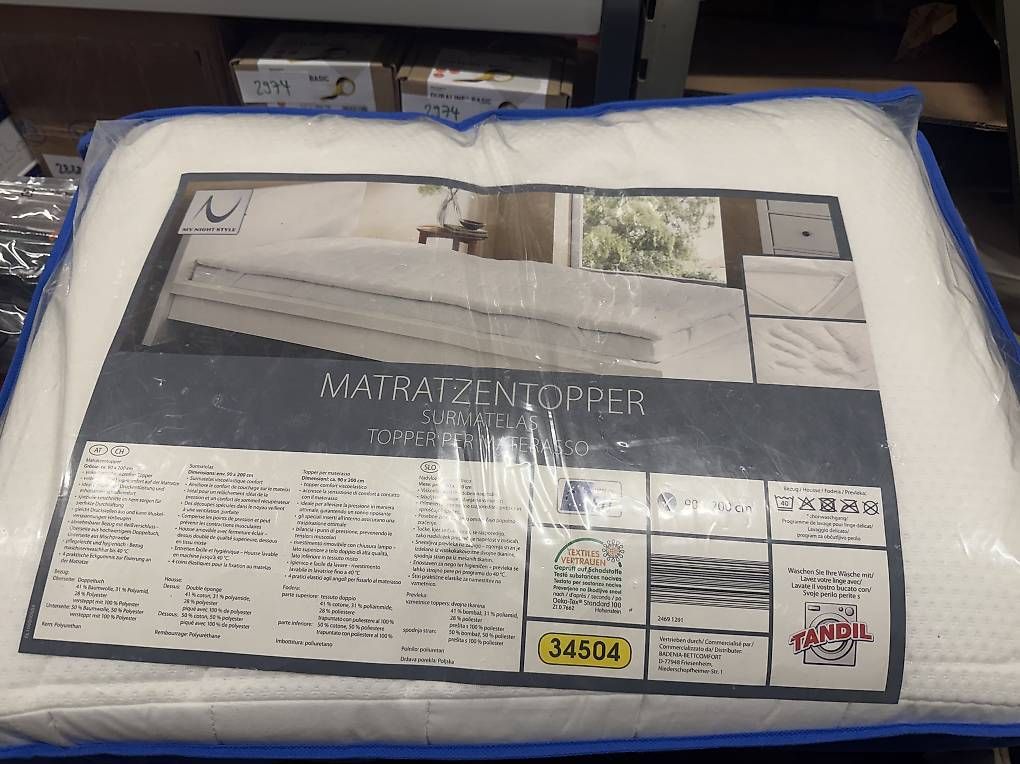 Materassi: neuer Matratzentopper 90x200cm – Nuovo e nell'imballaggio originale da Necker venduto da liq24 1