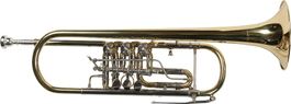 Konzert Trompete, Drehventile, Koffer, Mundstück