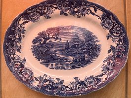 Assiette / Plat Staffordshire Ridgway