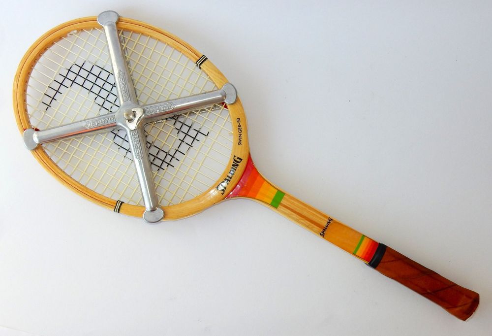 Tennisracket Spalding - Holz - Swinger 50 - 64.0cm (Gebraucht) in ...
