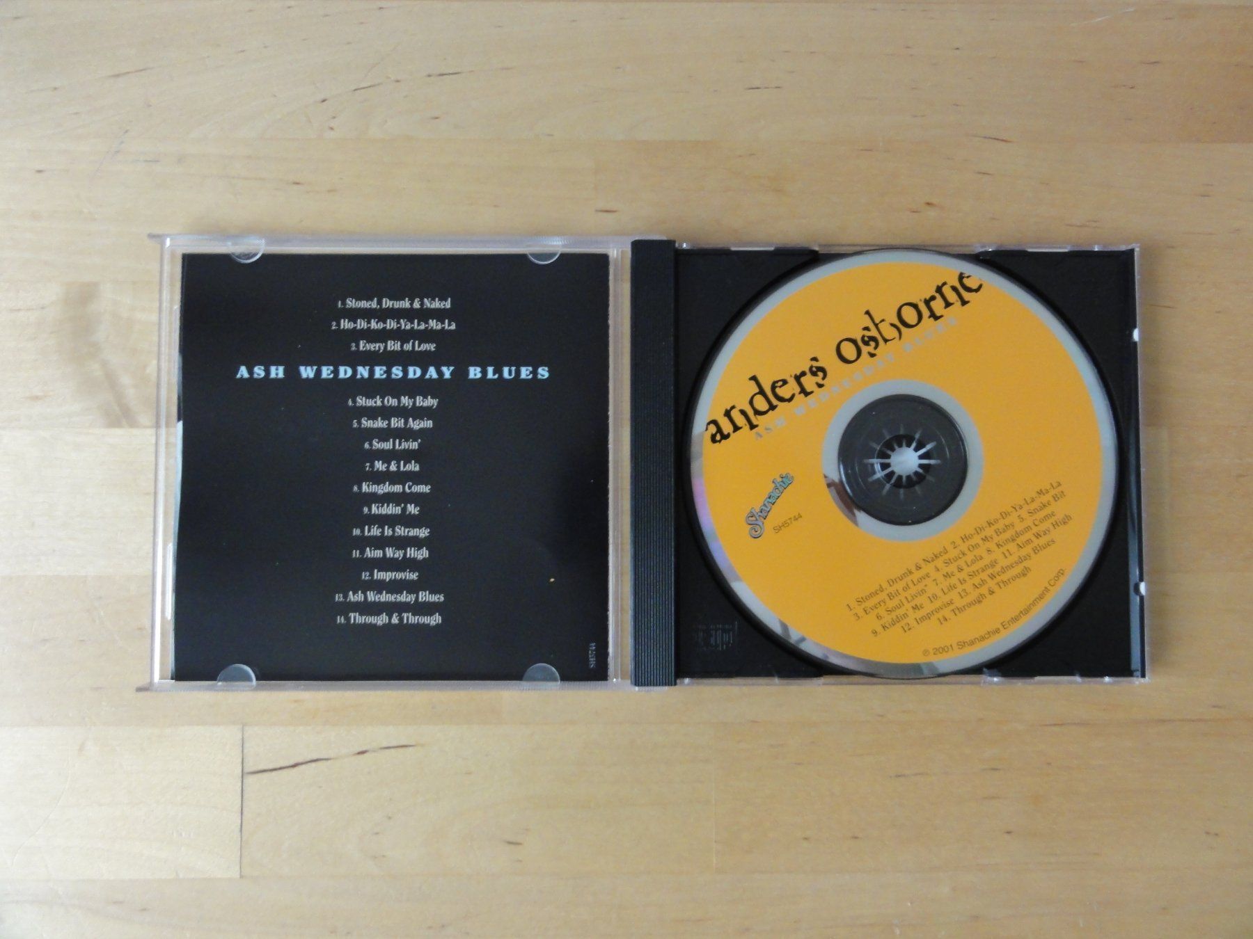 CDs: ANDERS OSBORNE "Ash wednesday blues" – D'occasion à zürich par Goldimmund 1