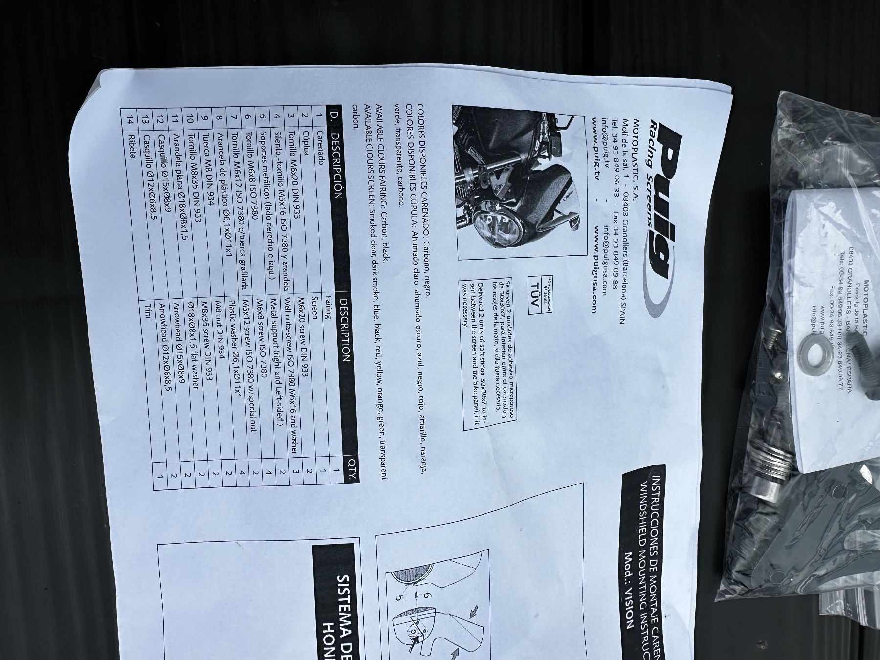 Sonstige: Puig Retro Scheibe NEU – Neu und originalverpackt aus Thierachern von Debbie 2