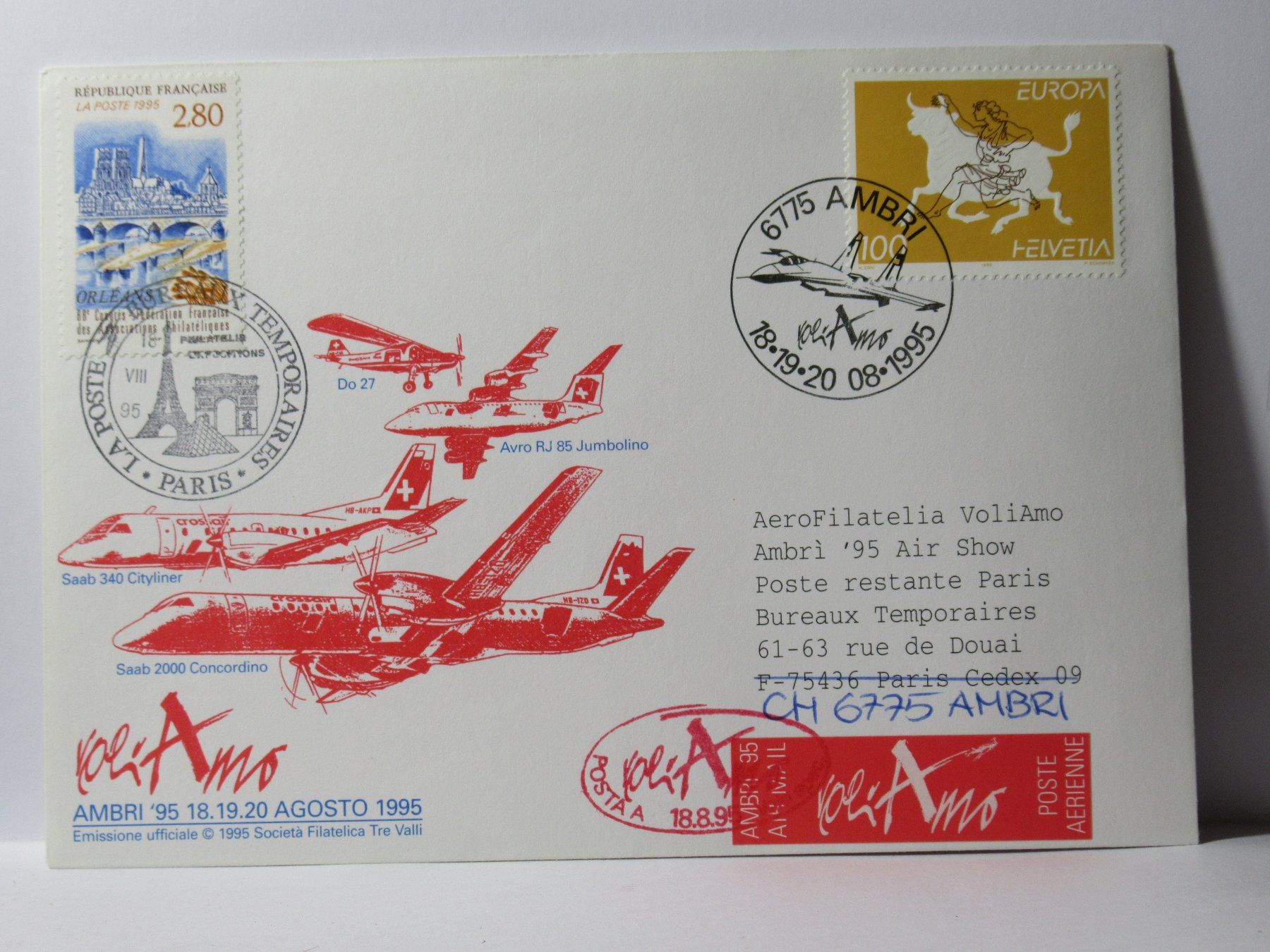 Tous les timbres: Brief , Stempel 1995 – D'occasion à Grenchen par Bluemchen1900