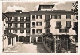 Locarno, Schlosshotel! Postkarte 1953