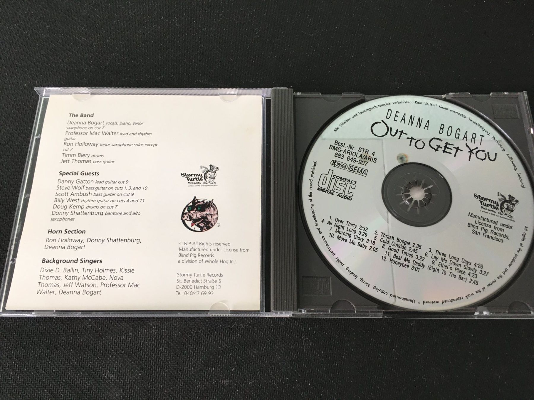 CD: Deanna Bogart - Out to get you -CD- – Usato da St.Gallen venduto da MedienJoe 1