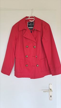 Trench coat court / veste mi-saison Mc Gregor rouge t.44