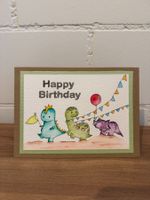 Geburtstagskarte Dinos