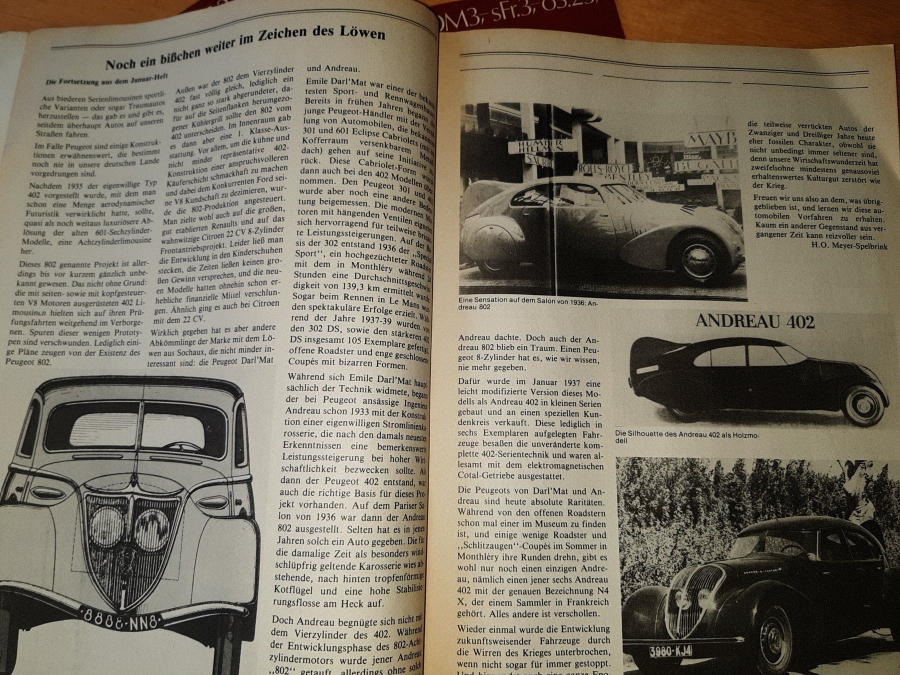 Riviste & Magazine: Oldtimer Markt Magazine Januar/Februar 1982, 1981 – Usato da Rotkreuz venduto da nigal 8