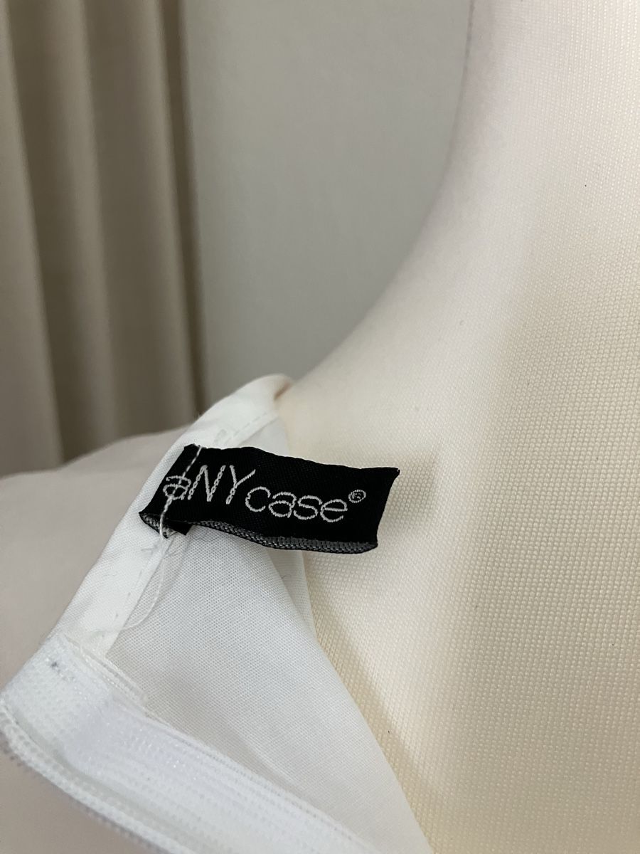 Blusen: ANYCASE, It, weisse Bluse Baumwollsatin Gr 36 – Neu (gemäss Beschreibung) aus Stäfa von ummroxana 2