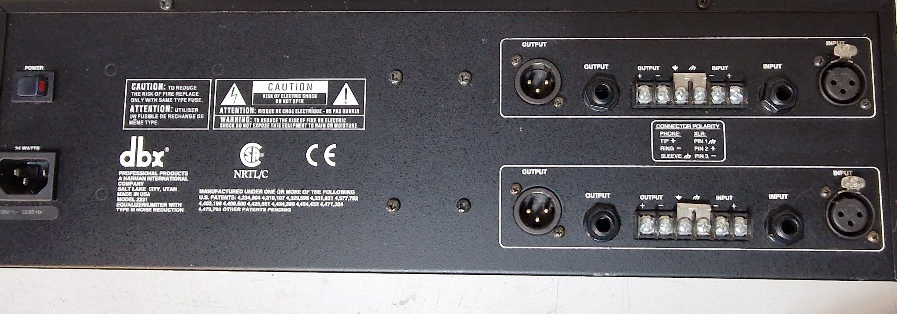 Dbx Equalizzatori: dbx 2231 2-Channel 31-Band Graphic Equalizer/Limiter w/ Type – Usato da Alosen venduto da A1pro 5