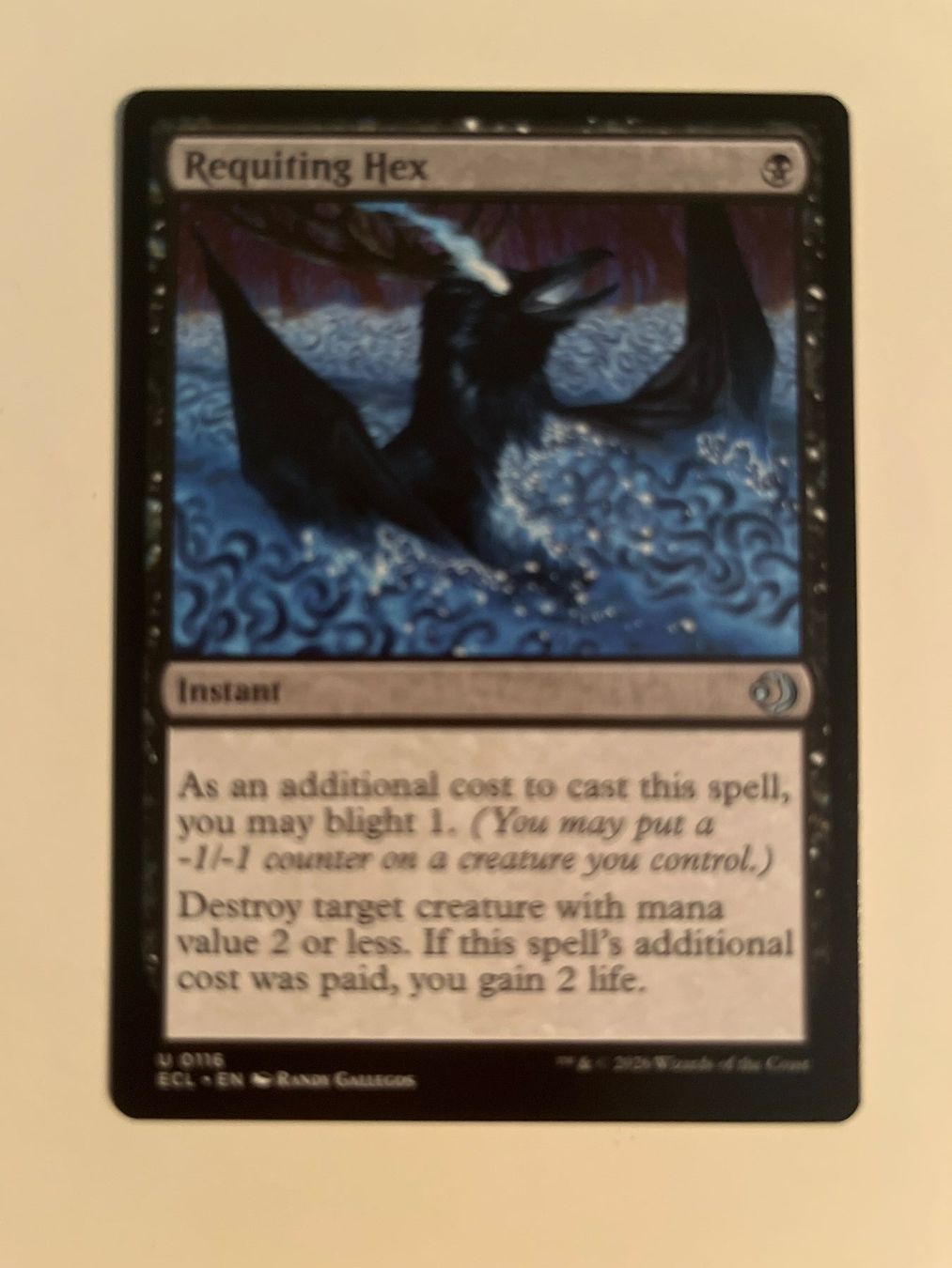Magic The Gathering Sammelbilder & Trading cards: 1 x Requiting Hex - Magic: The Gathering - MtG – Gebraucht aus Kriens von Shadi1980
