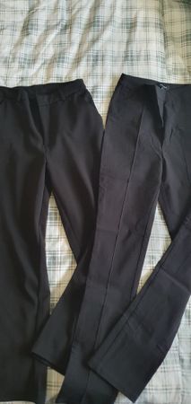2x Schwarze Hose, Gr. 34/XXS