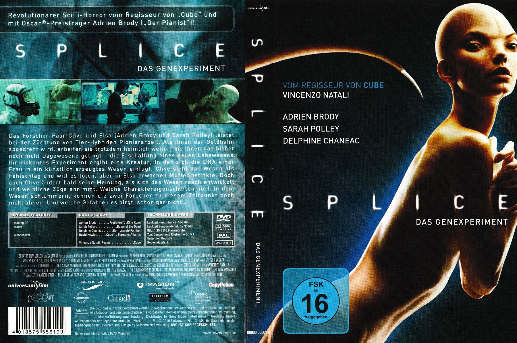 Tutti i DVDs: DVD - Splice – Das Genexperiment – Usato da Langnau am Albis venduto da MediaRescuerKeLoX