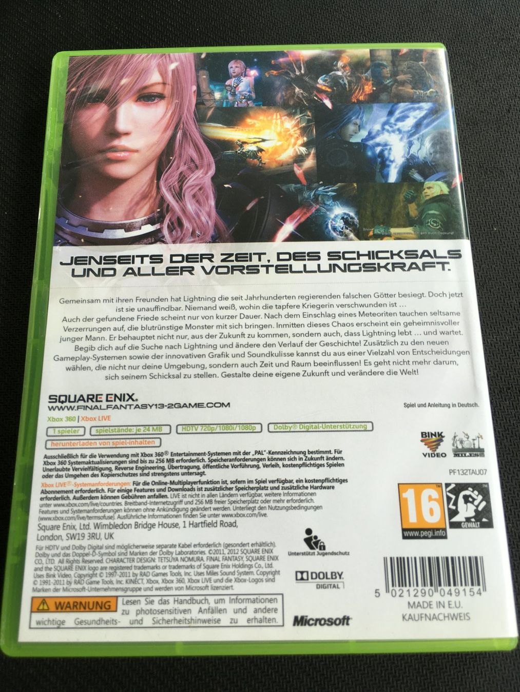 Microsoft Giochi: Final Fantasy XIII-2 - Xbox 360 Game – Usato da St.Gallen venduto da Punktchen01 1