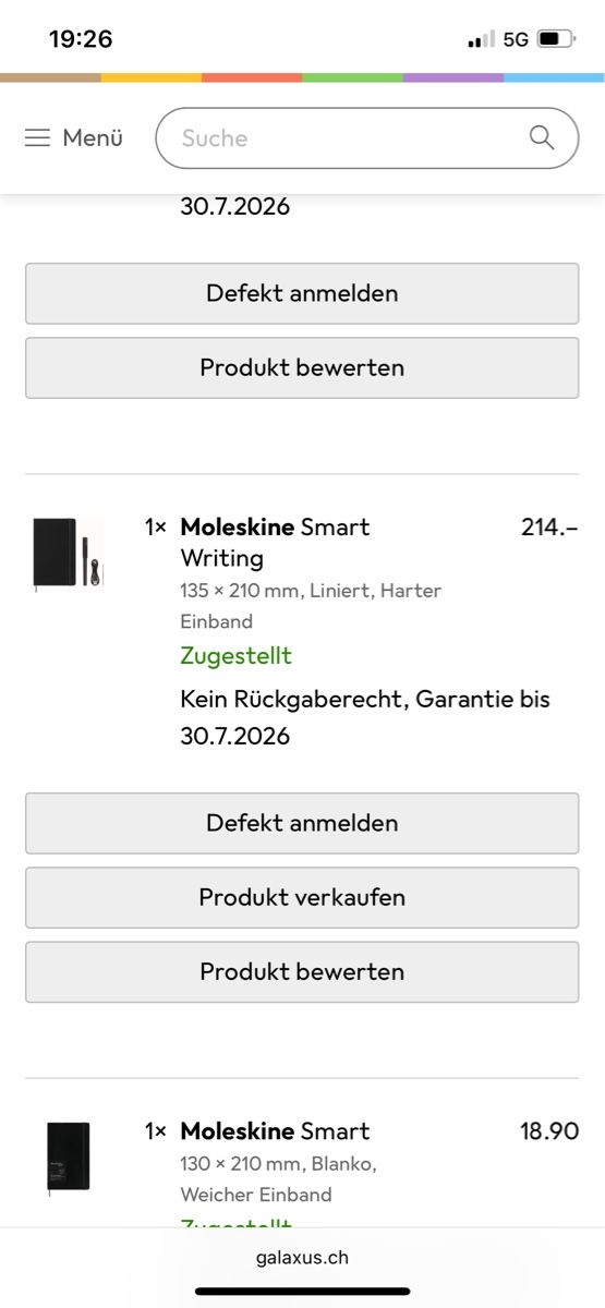 Blocchi: Moleskine Smart Writing – Nuovo (secondo la descrizione) da Menziken venduto da FS-Creativity 5