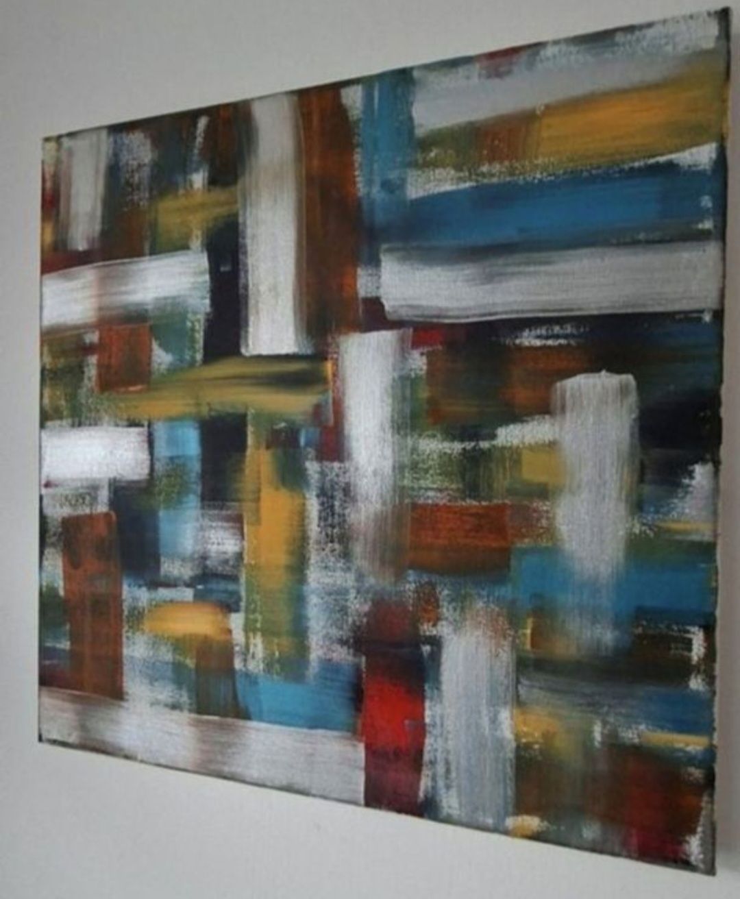 Dipinti: Gemälde Mosaik handmade 40×40 – Nuovo (secondo la descrizione) da Riehen venduto da Steinbock1970 1