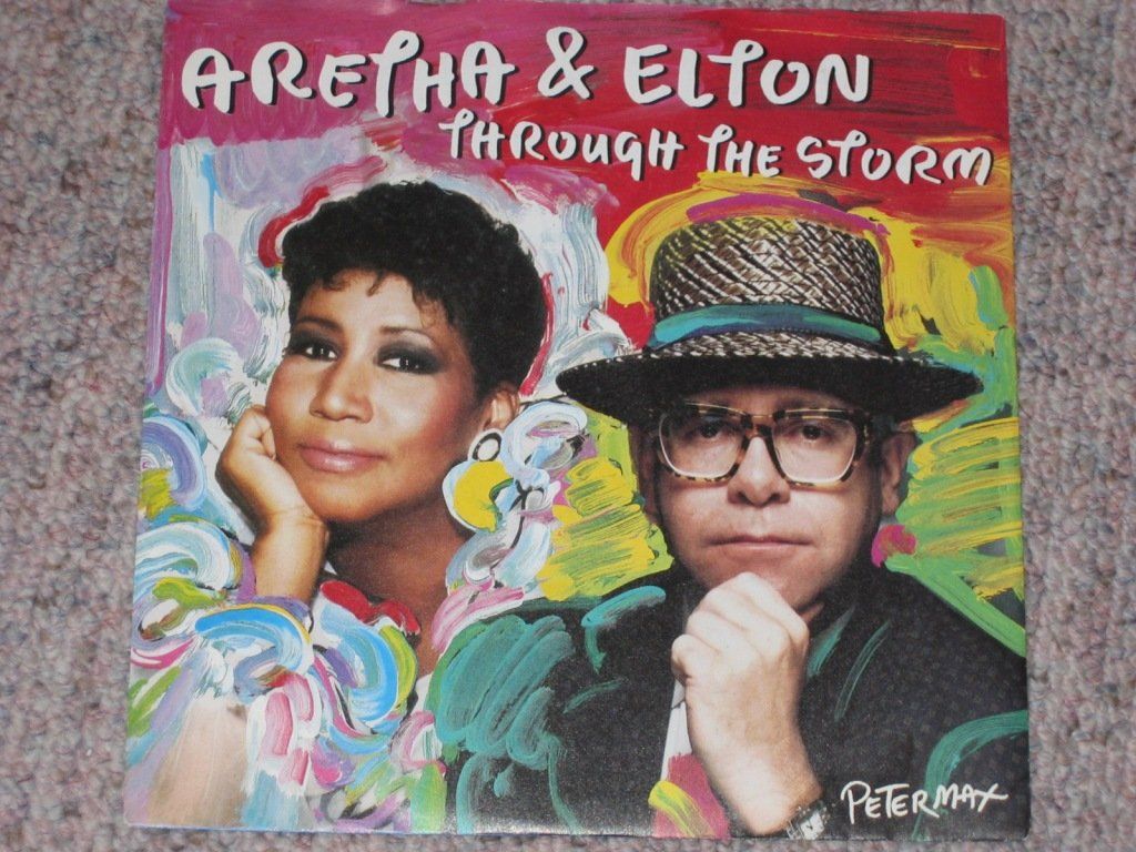 Schallplatten: ARETHA & ELTON - THROUGH THE STORM – Gebraucht aus Steckborn von Quo7