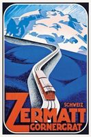 Blechschild-ZERMATT GORNERGRAT
