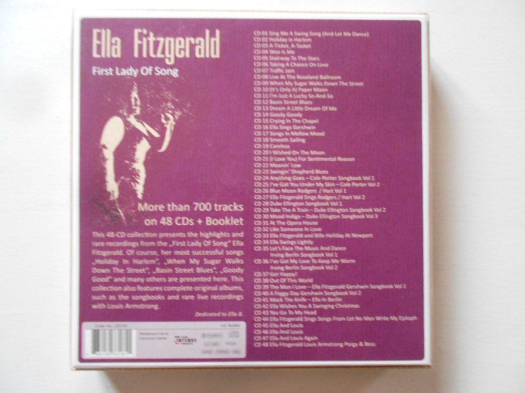 CDs: ELLA FITZGERALD  -  48 CD COLLECTION – Gebraucht aus Bex von Giorgiob 1