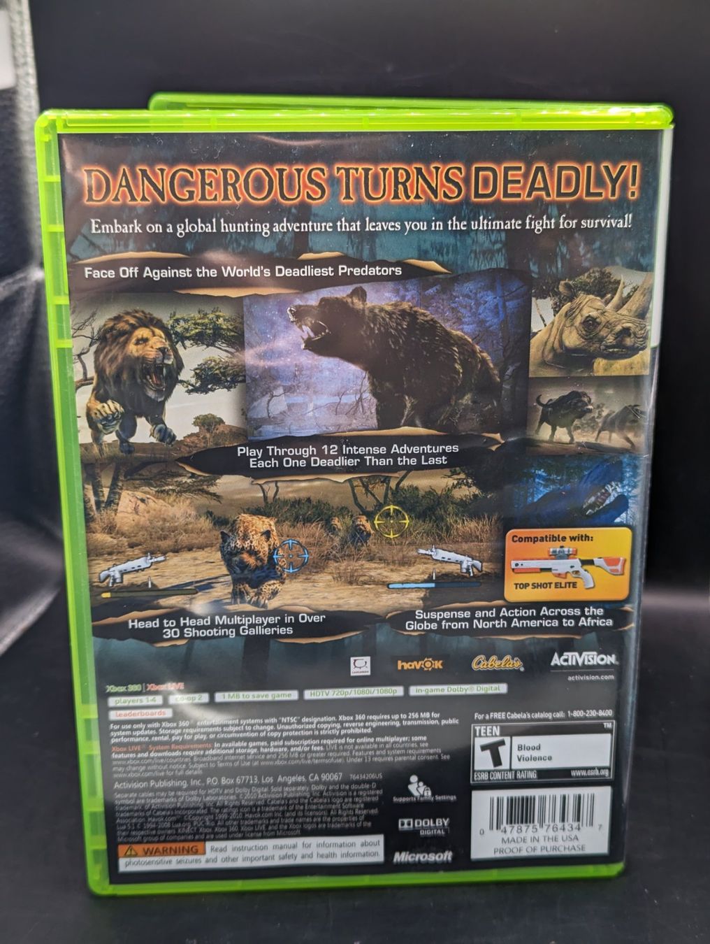 Microsoft Spiele: Cabela's Dangerous Hunts 2011 - Xbox 360 Game - NTSC – Gebraucht aus Hünenberg See von SpecialEditionGaming 1