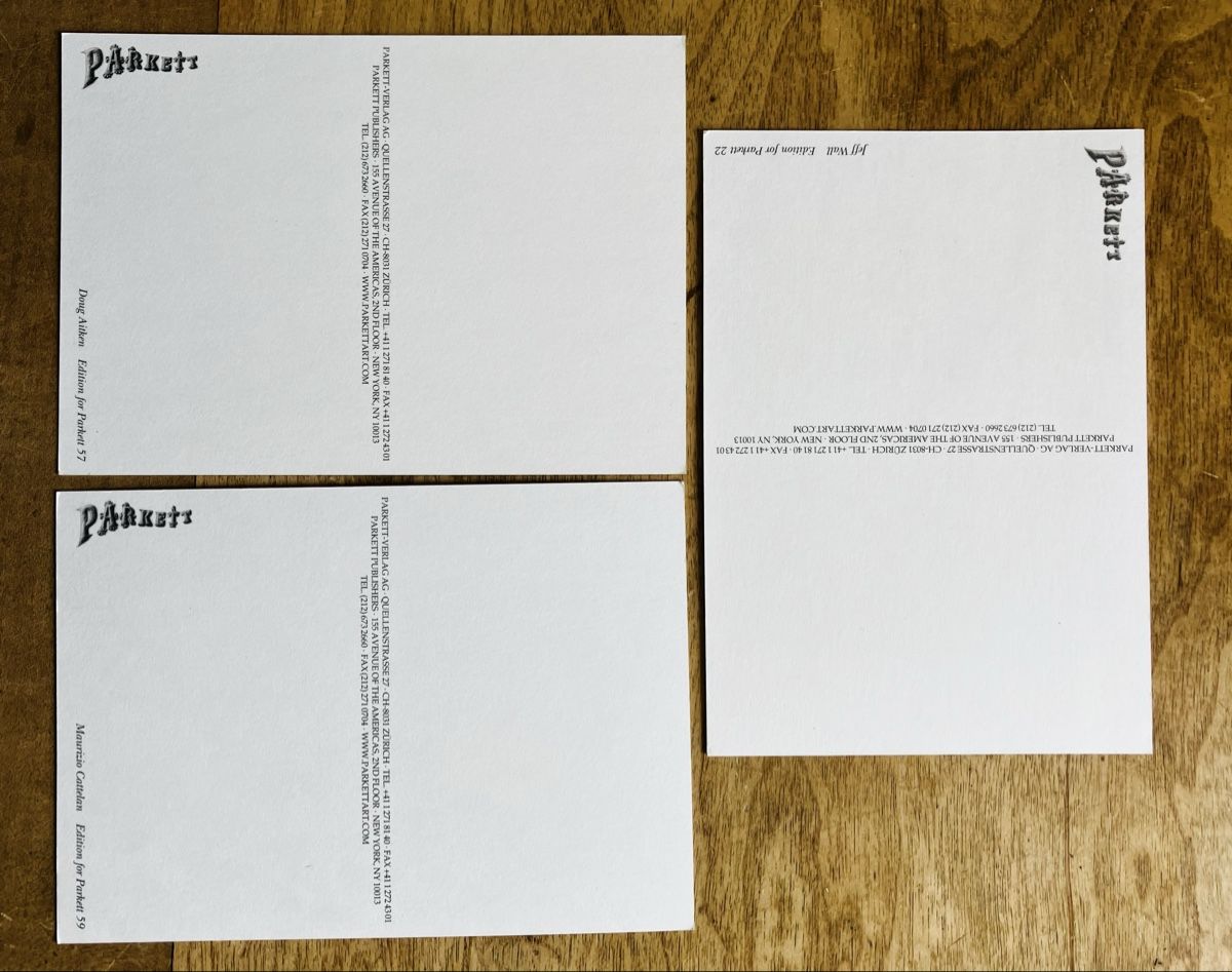 Cartes postales: 3x AK, Parkett – Neuf (Voir description) à Buchs AG par Allerleis 1